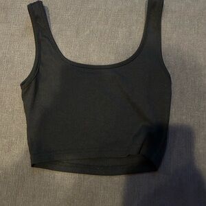 SHEIN Black Ribbed Top